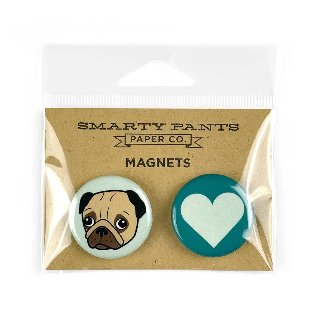 Pug Magnet Set (Smarty Pants Paper)