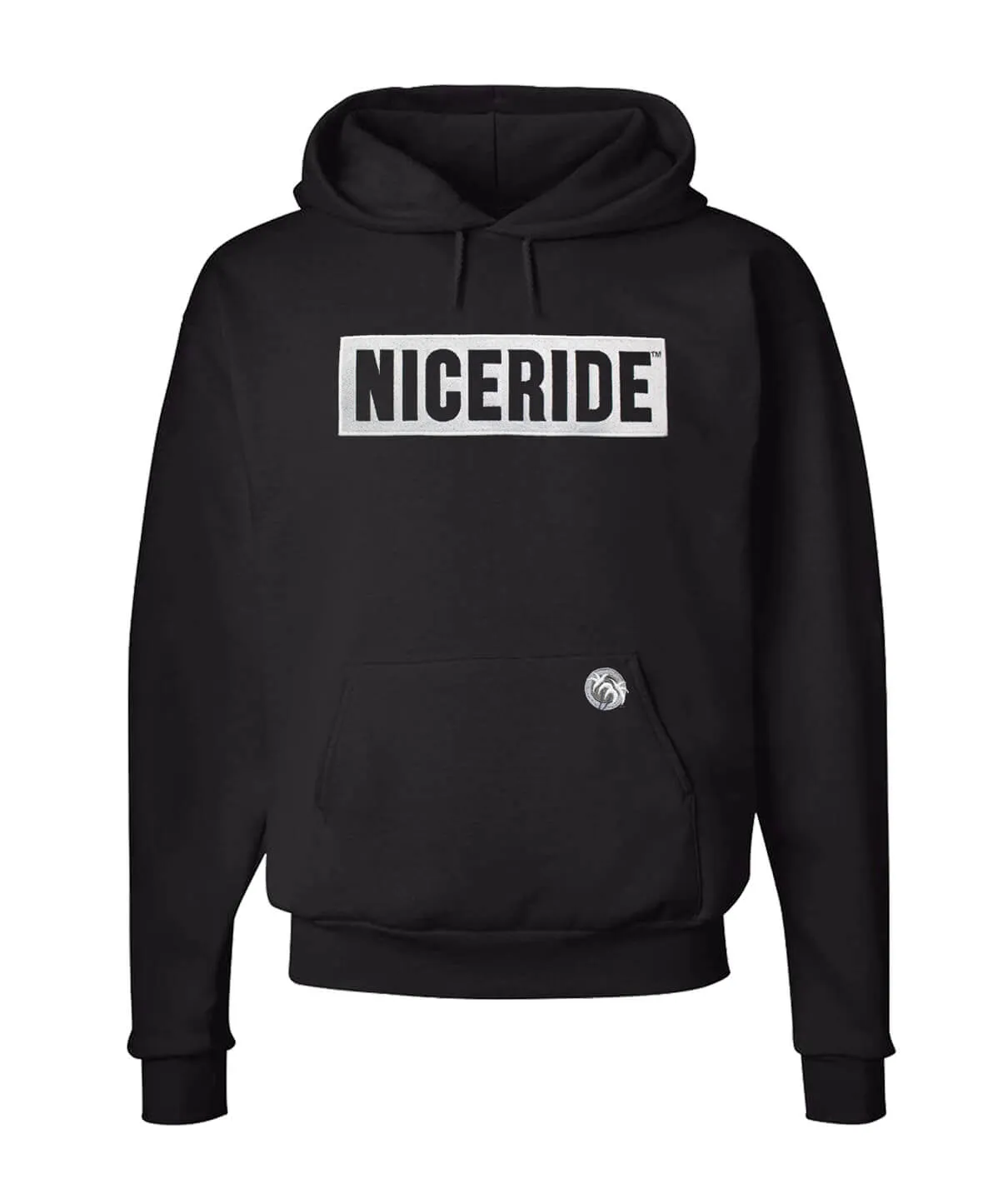 "Influencer" Black Pullover Hoodie for Men And Women