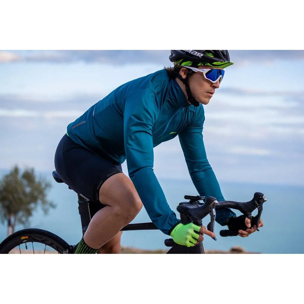 Santini Men's Nebula Puro Windbreaker Jacket