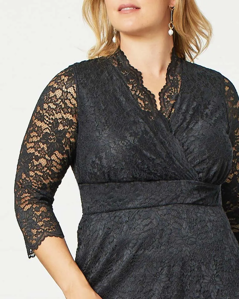 Scalloped Boudoir Lace Dress - Sale!