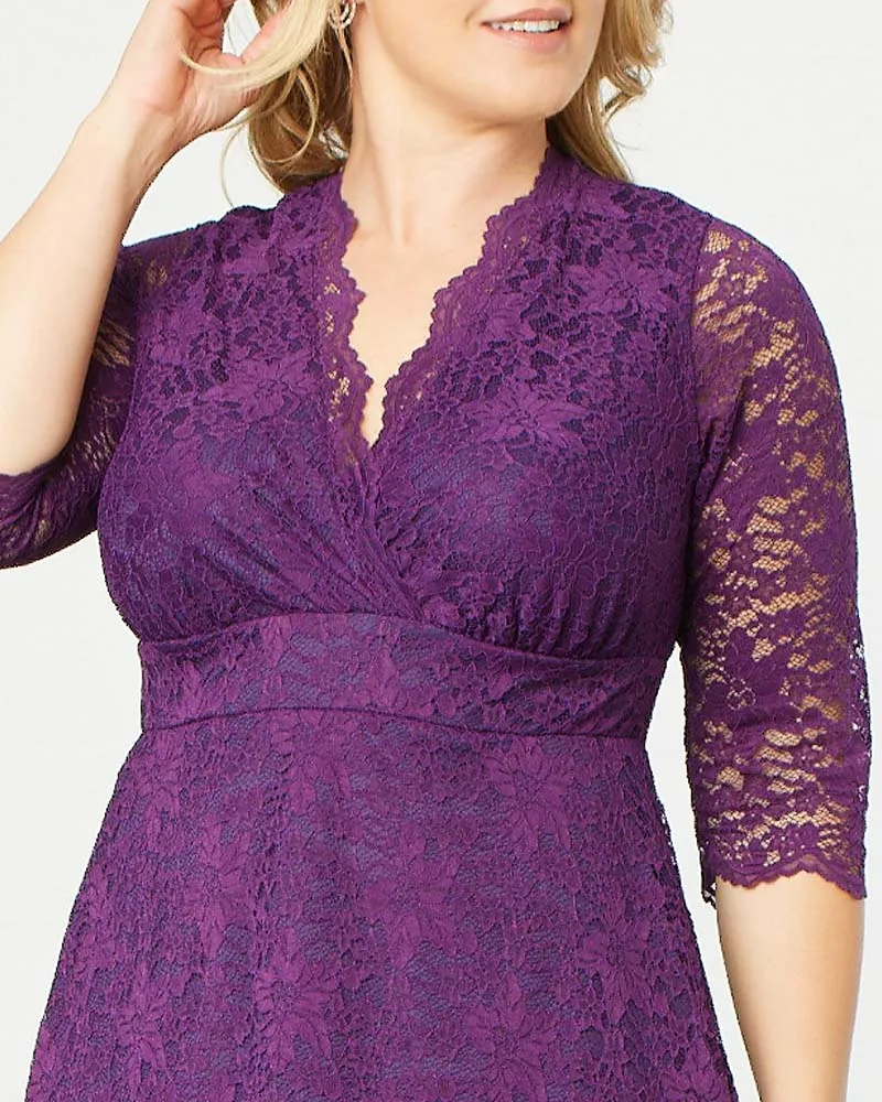 Scalloped Boudoir Lace Dress - Sale!