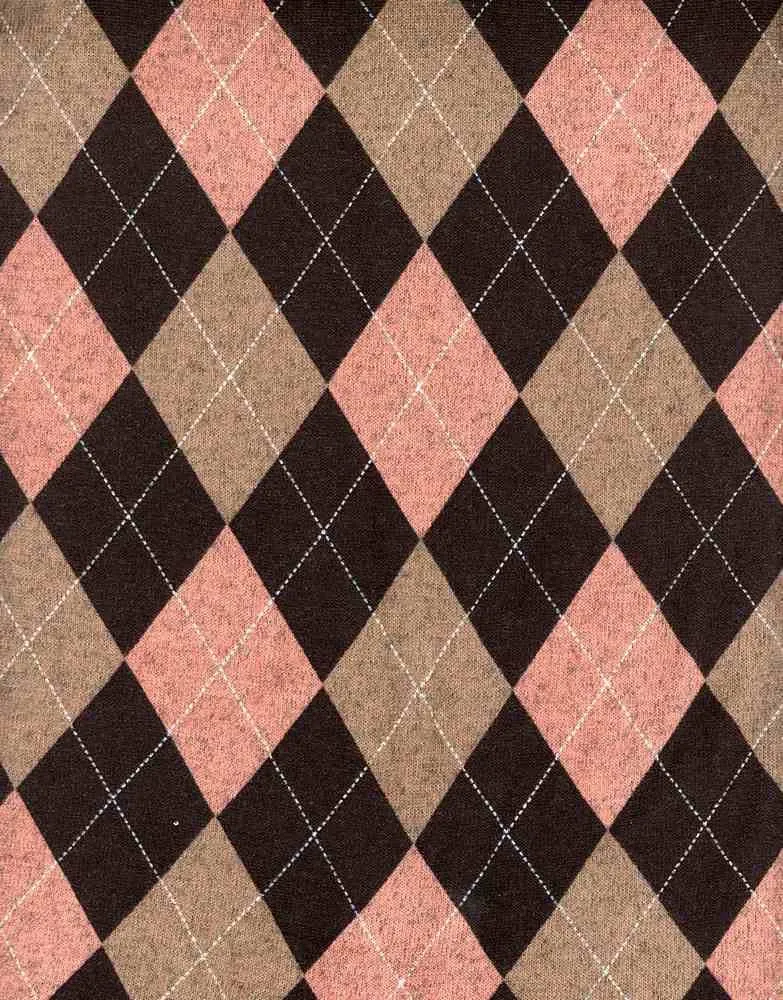 SOFT POLYESTER HACCI BRUSHED DIAMOND PLAID NFP210307-051