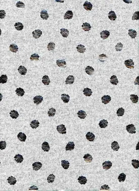 SOFT POLYESTER HACCI BRUSHED FOIL DOT NFA210102-051X