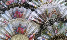 Spanish Fan Assorted Colors & Styles .. OM