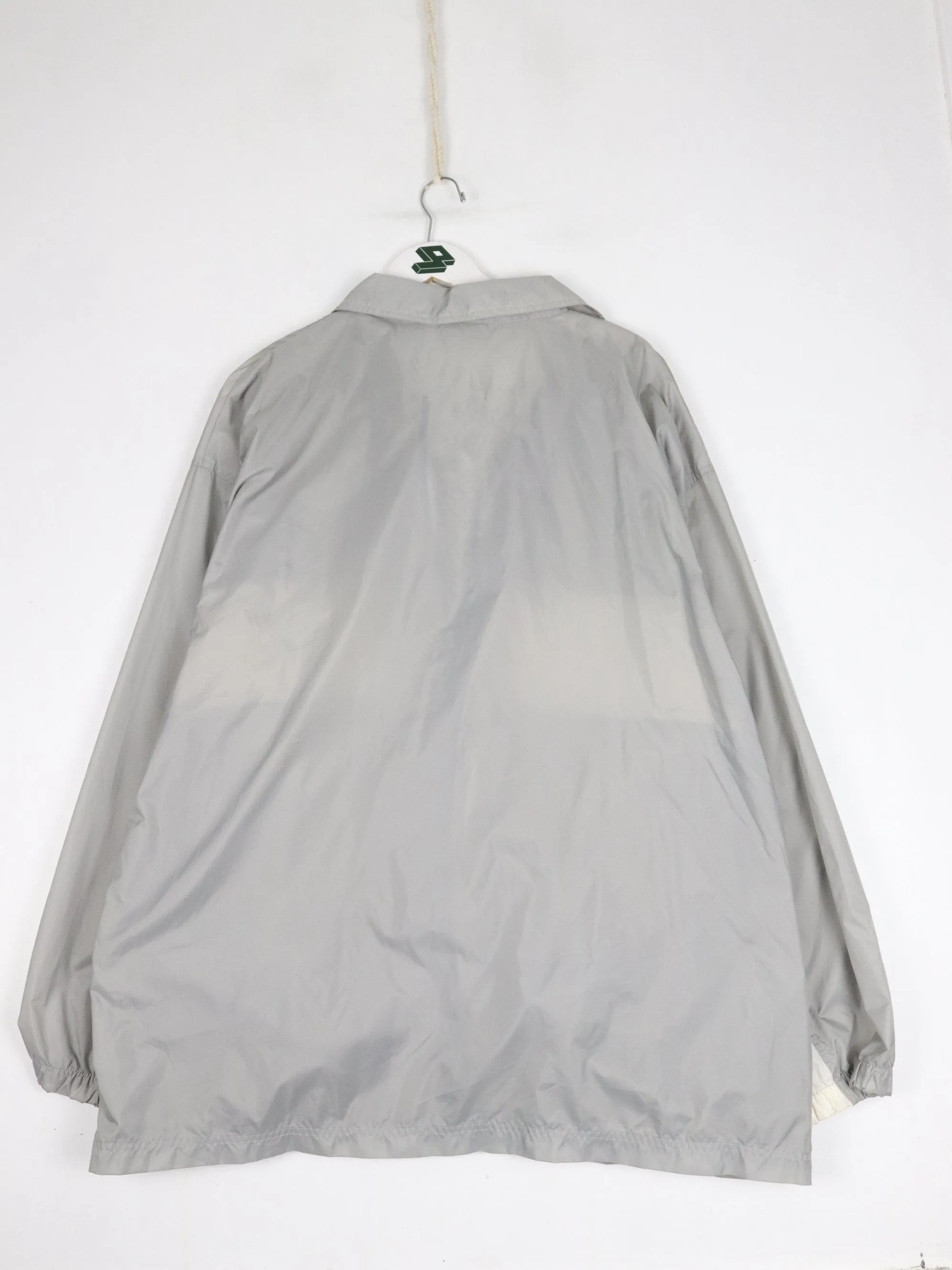 Vintage Reebok Windbreaker Mens XL Grey Jacket