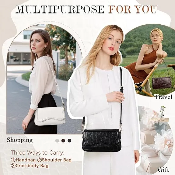 VX VONXURY Small PU Leather Crossbody Bag for Women 👜