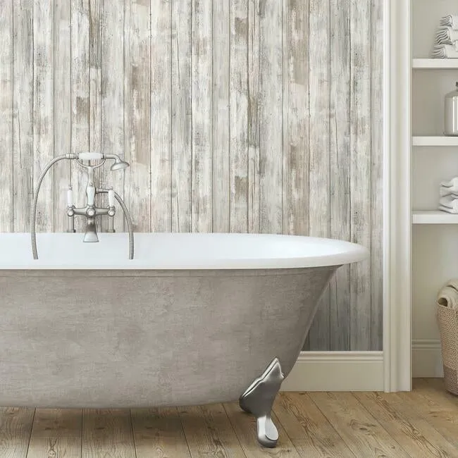 Weathered Planks Peel & Stick Wallpaper