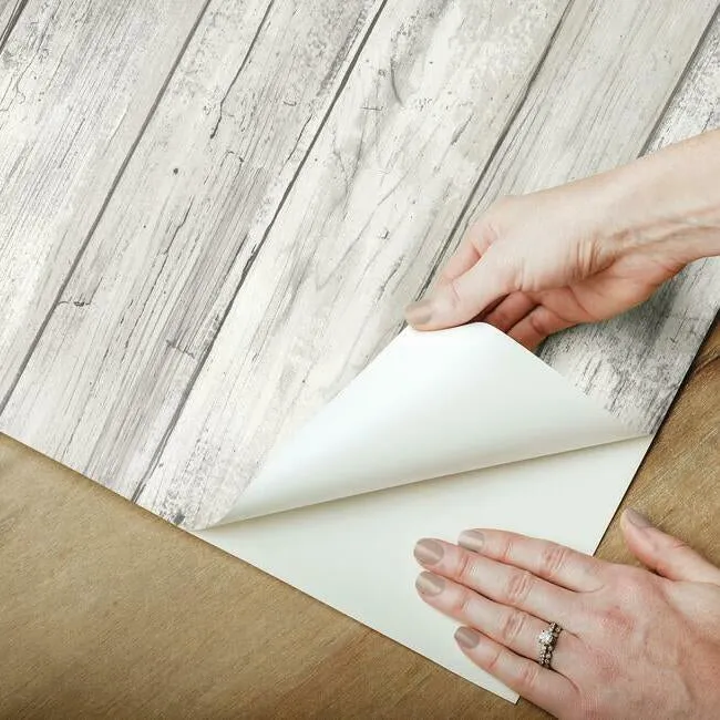 Weathered Planks Peel & Stick Wallpaper