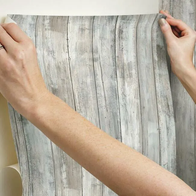 Weathered Planks Peel & Stick Wallpaper