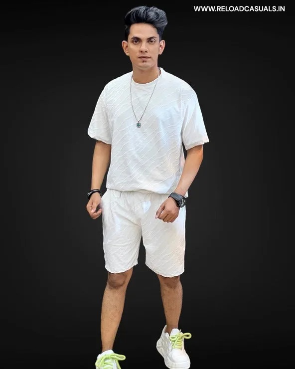Zebra Pattern Shorts Set - Combo